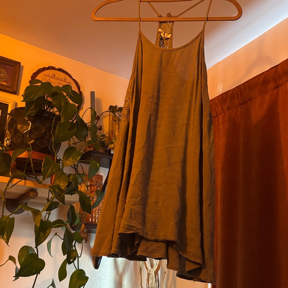 Ya Los Angeles Olive Mini Dress